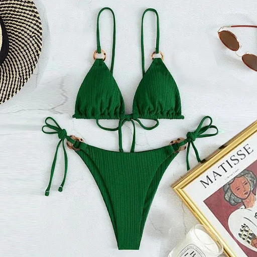 Title 1, Traje de baño bikini de dos piezas para mujer, ...