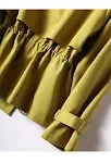 Autumn Fragrance Green Windbreaker Women's Short Waist jacket, breathable and stylish for fall weather, perfect for outd — photo 13
