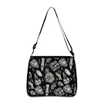 Bolsa de ombro feminina com estampa gótica de gato, poliéster, fornecimento direto de fábrica, bolsa fashion simples e prática para mulheres. — foto 39