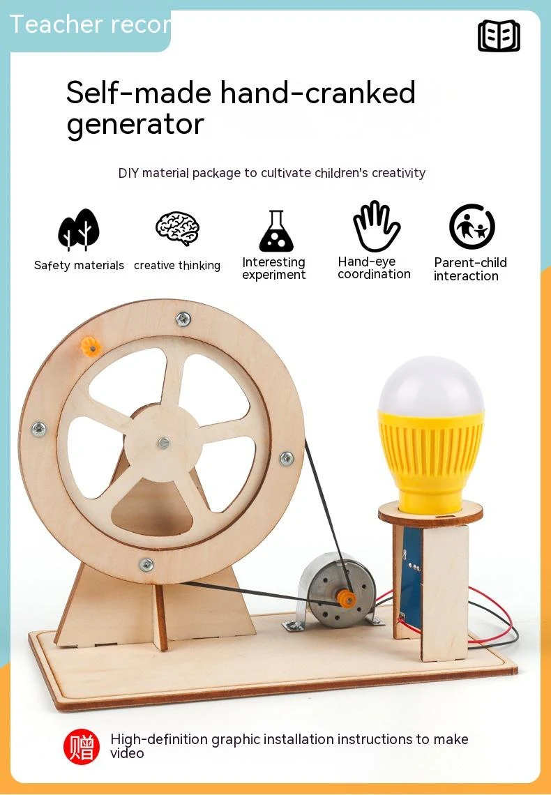 Brinquedo Gerador de Energia Portátil para Experimentos Científicos — foto 9