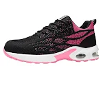 Schokbestendige en prikbestendige veiligheidsschoenen voor heren en dames, gedempte werkschoenen voor comfort. — foto 1