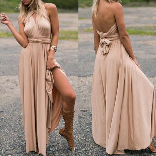 Women's Sexy Long Party Dress Club Floor-Length Backless Bandage Maxi Dress Multiway Bridesmaids Boho Summer — photo 19