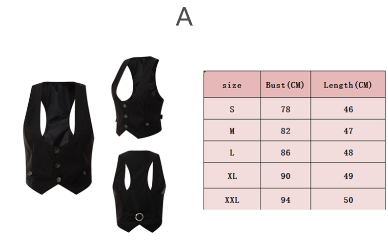 Title 1, Womens Dressy Waistcoat Racerback Vest Tuxedo ...