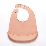 Thin Bib Brick Red