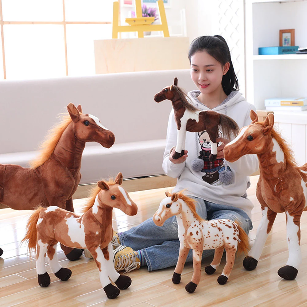 Boneca Cavalo do Zodíaco para Crianças Pelúcia macia e fofa Brinquedo educativo e de pelúcia presente ideal para aniversários e ocasiões especiais — foto 1