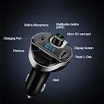 T20 Bluetooth FM-zender voor auto, MP3-speler, handsfree bellen, draadloze muziek, eenvoudig te gebruiken voor veilig rijden. — foto 2