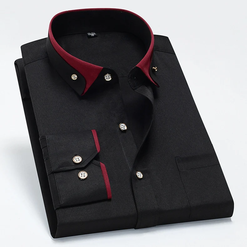 Title 6, Mens Stretch Long Sleeve Shirt Casual And Comf...