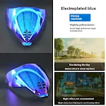 Elektrobeschichtete HD-Linse für Icon Airflite Ghost Motorradhelm. Tag & Nacht, universell. Klare Sicht. Perfekter Ersatzteil. — foto 18