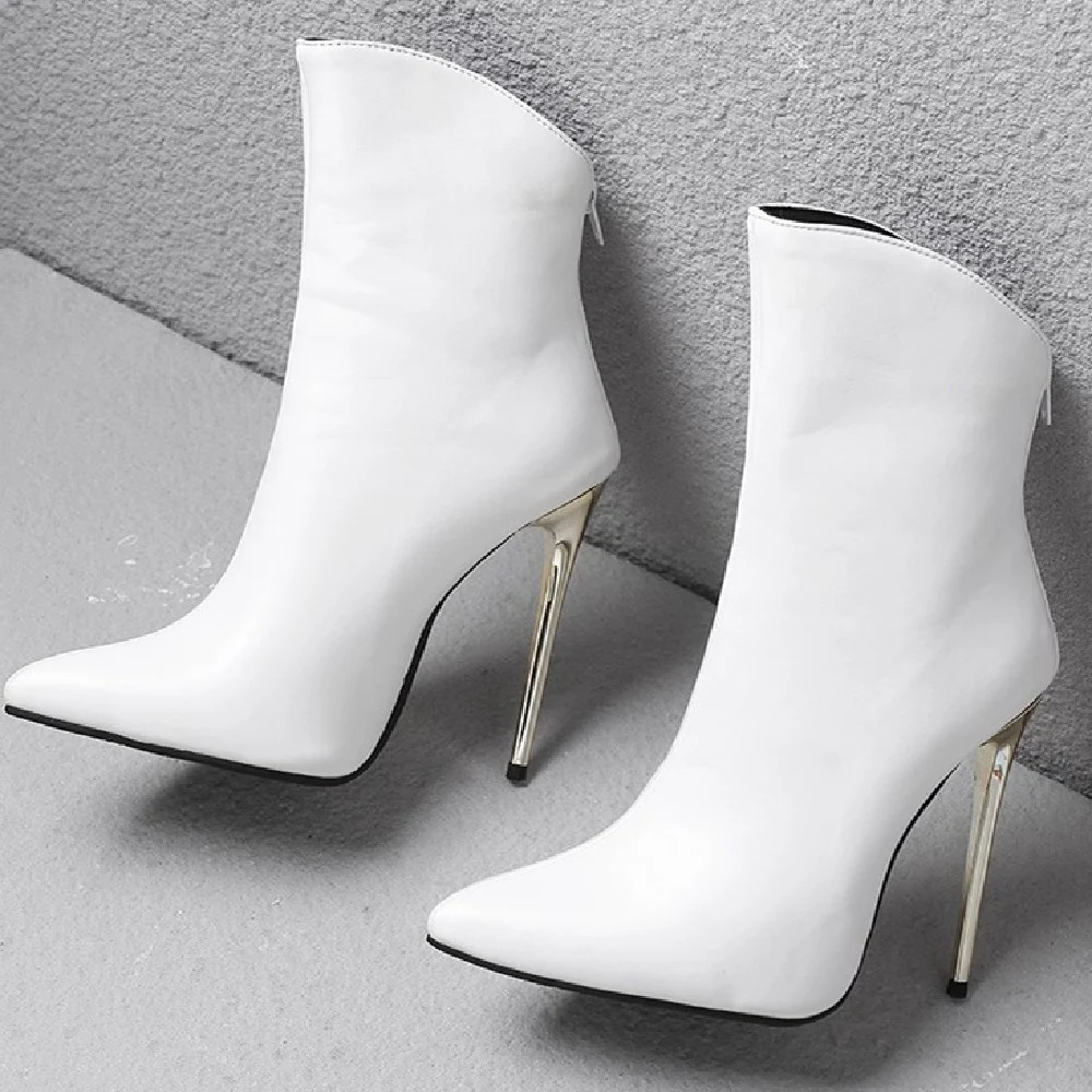 Title 2, Botines de mujer con tacón de aguja y punta fin...