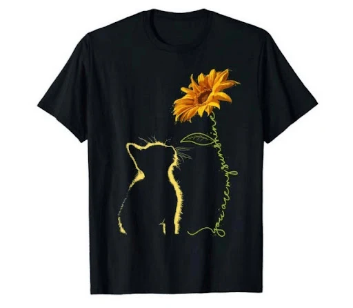Title 4, Dames T-shirt Kat Chrysant Leisure City