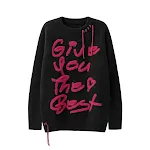 American Towel Embroidered Letter Crew Neck Sweater. Comfortable and stylish, soft fabric perfect for everyday wear and — photo 20