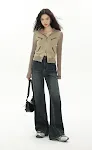 Women's American Retro High Street Loose Fitting Jeans. Comfortable, high-waisted jeans for a relaxed, stylish, and mode — photo 11