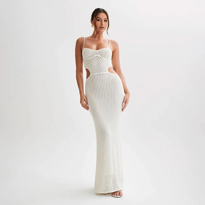Women's beach dress knitting bikini blouse. Lightweight and breathable knitted cover-up. Perfect for the beach and pools — photo 1