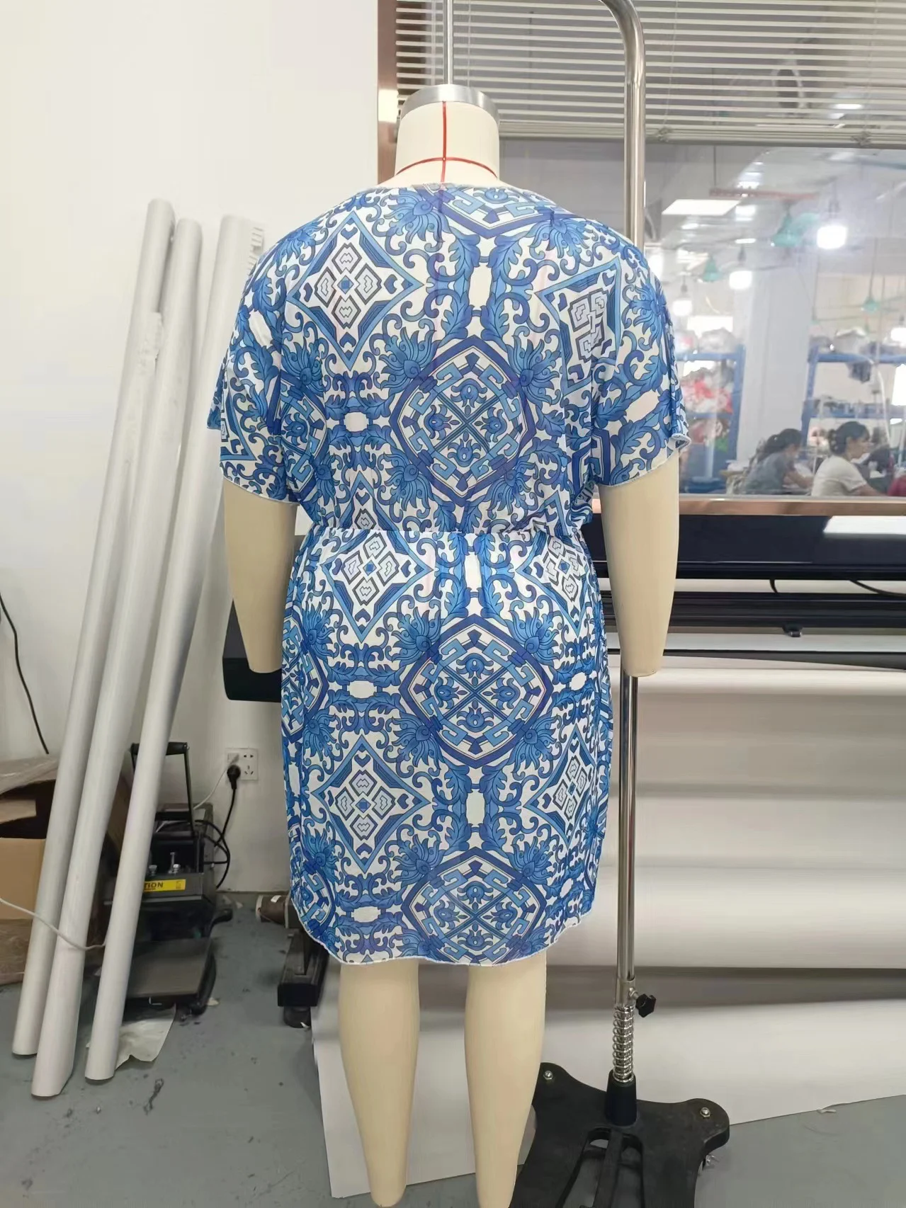 Seaside Photo Skirt Fog And Haze Blue Beach Dress — photo 4