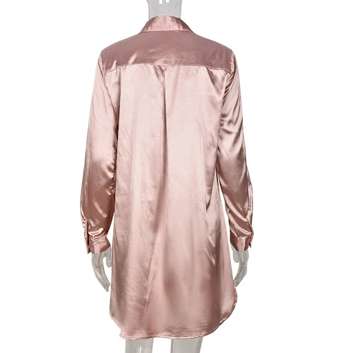 Title 7, Summer Button Sequin Panel Shirt Dress Womens