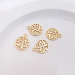 Round card tree of life pendan