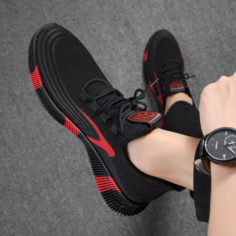 Trendy Breathable Mesh Sneakers. Flying Woven Casual Shoes for Everyday Wear. Experience Comfort and Style with These Li — photo 3