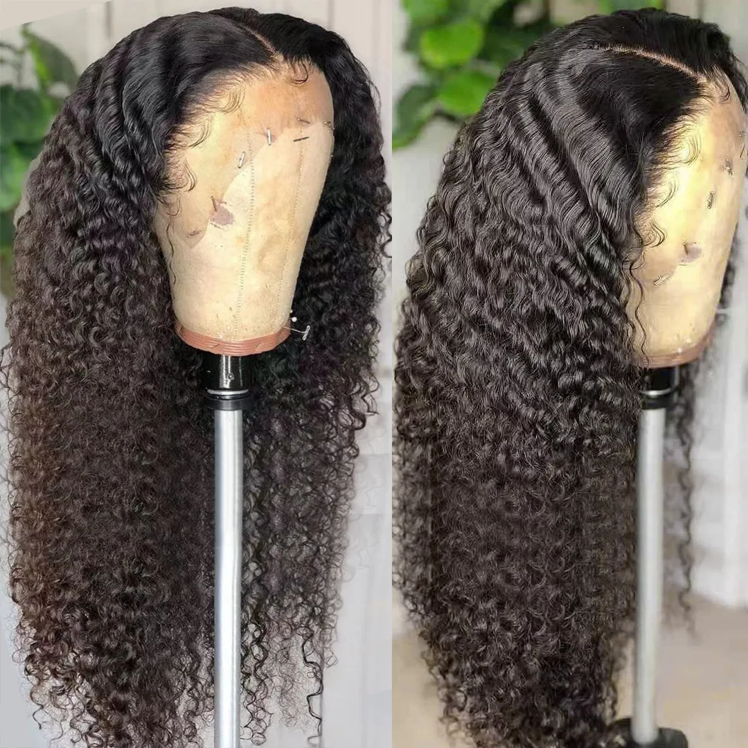 Peruca Frontal T Part Deep Wave Cabelo Humano, Visual Natural, Estilo Versátil, Fácil de Usar, Confortável e Sexy para um Look Impecável. — foto 5