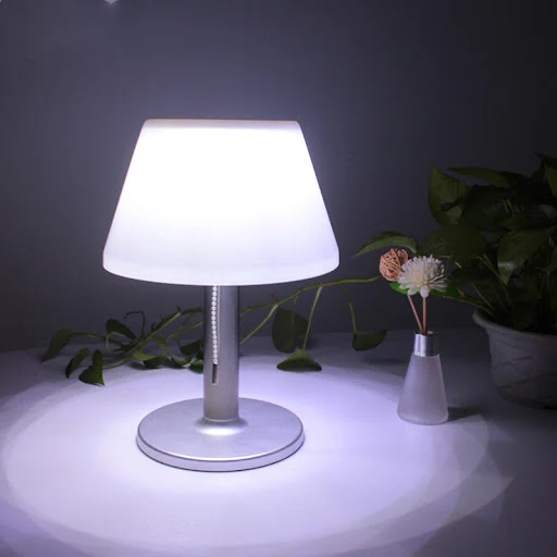 Title 3, Stainless Steel Solar Table Lamp for outdoor us...