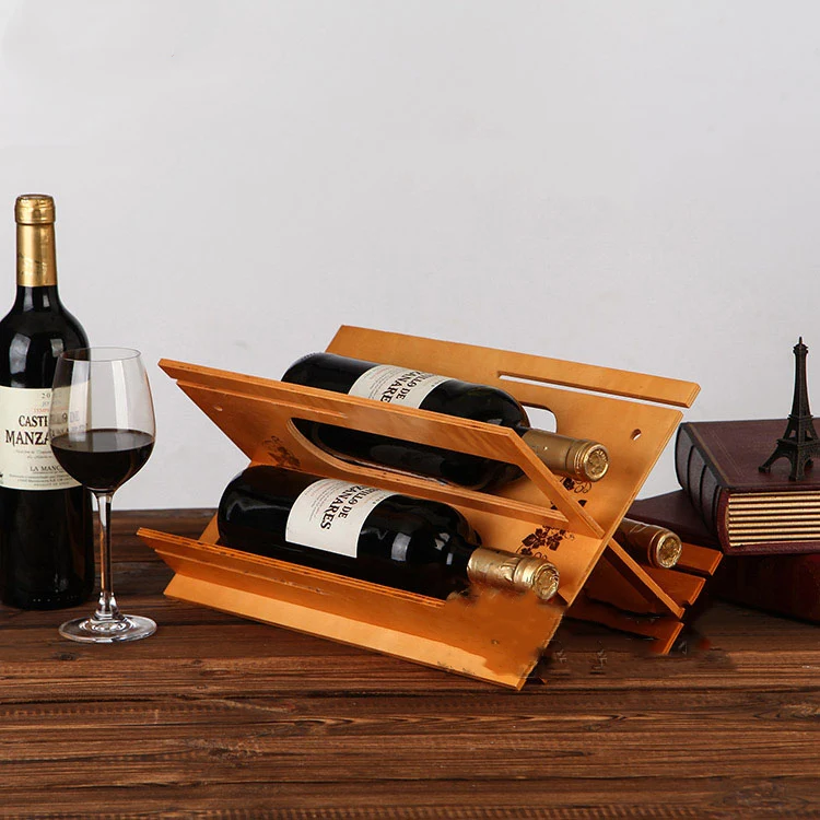 Title 3, Creative Wine Rack for 2 Red Wine Boxes, offeri...