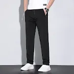 Men's Casual Pants Thin Stretch Slim-fit Straight Trousers Comfortable for Everyday Wear and Offer a Modern and Stylish — photo 5