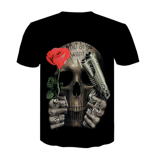 Title 4, Mens round neck short sleeve rock T-shirt