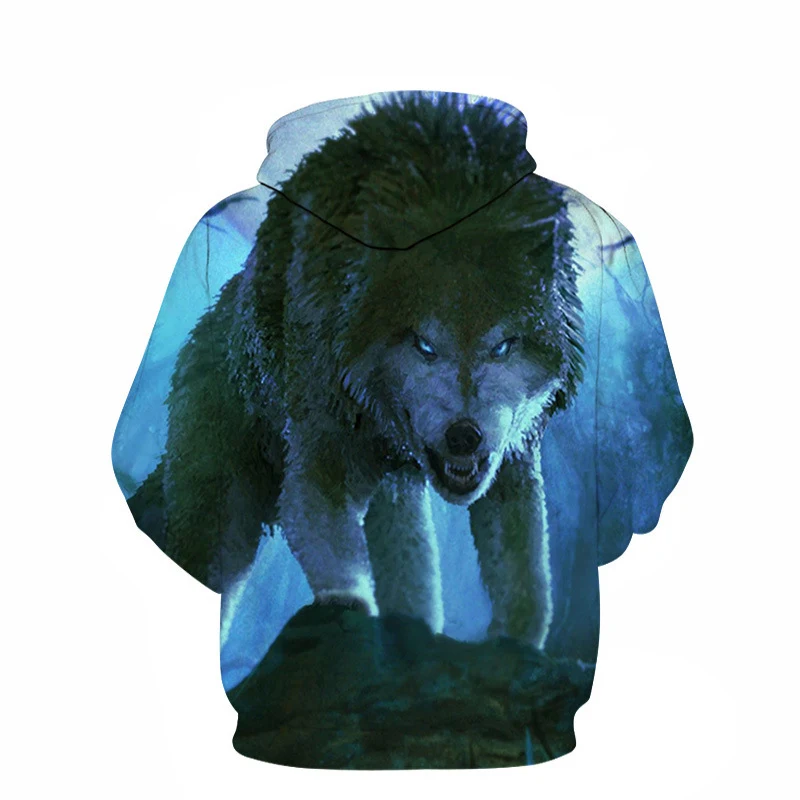 3D Digital Print Loose Sports Casual Sweatshirt Hoodie. Comfortable and stylish for workouts, leisure, and everyday wear — photo 1