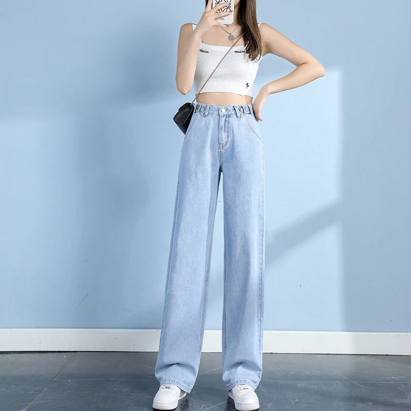 Tencel Thin High Waist Loose Slim Mopping Pants offer comfort and style, perfect for casual wear, featuring a flattering — photo 6
