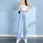 Tencel Thin High Waist Loose Slim Mopping Pants offer comfort and style, perfect for casual wear, featuring a flattering — photo 6