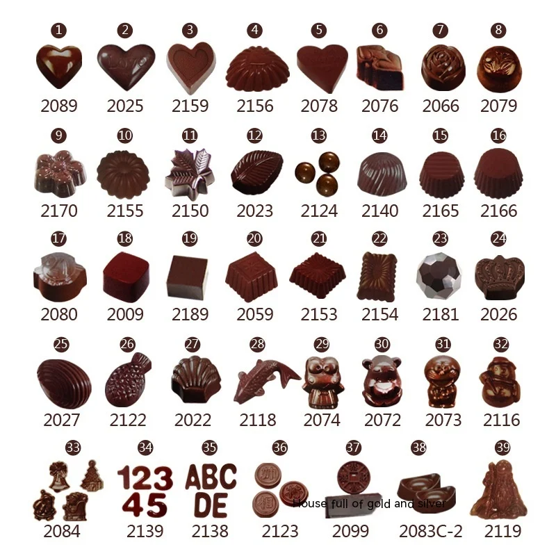 Title 5, Molde de chocolate tridimensional cuadrado redo...
