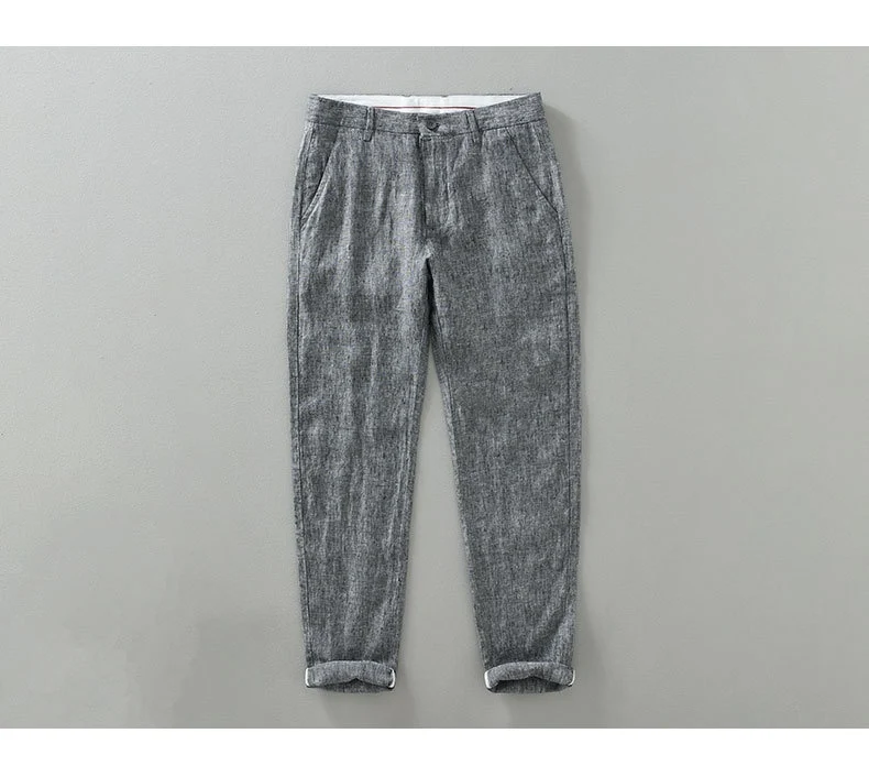 Title 11, Retro Breathable Straight Yarn-dyed High Sense ...