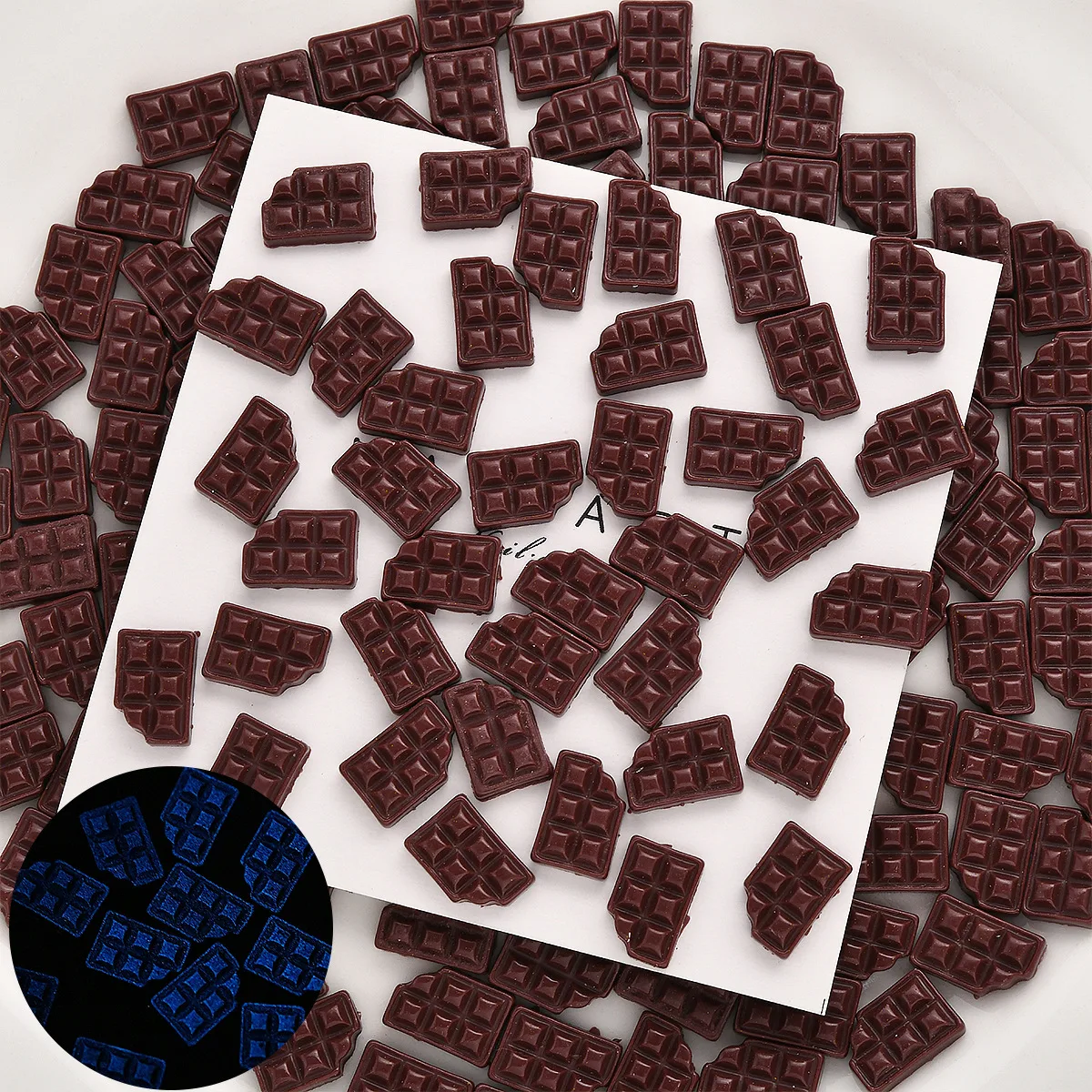 Luminous Nail Resin Simulated Chocolate Accessory – Achieve stunning, chocolate-inspired nail art with a luminous and ea — photo 8