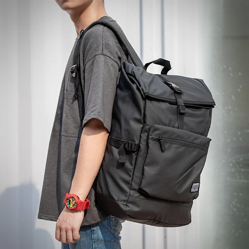 Title 7, Mochila Casual Simple para Hombre Gran Capacida...