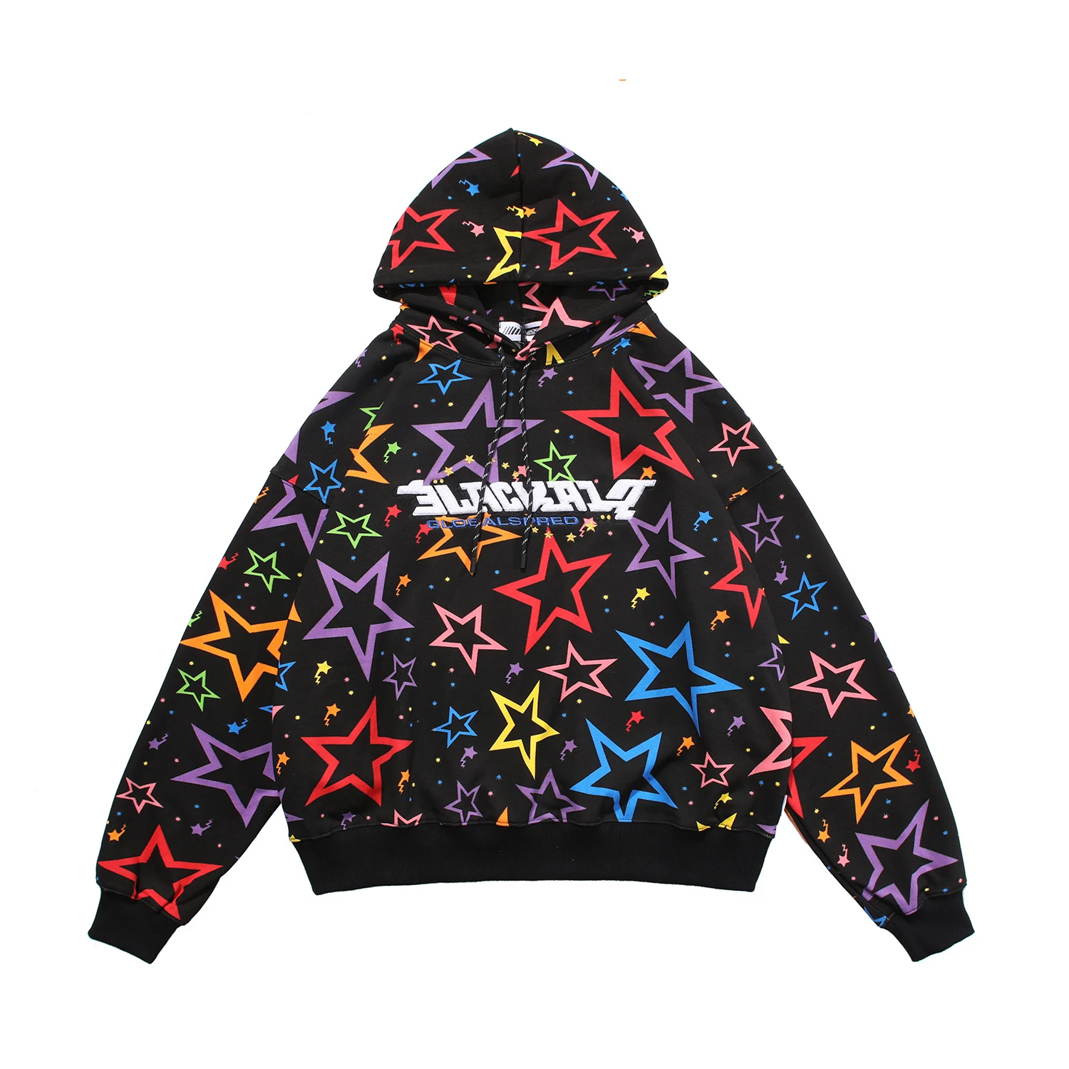 Title 4, Hip Hop Loose National Trend Hooded Long Sleeve...