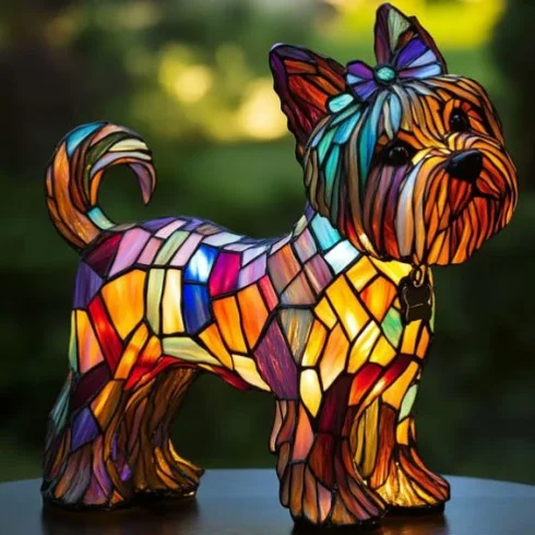 LED Small Night Lamp Art Animal Statue Creative Home Desktop Decoration Decorative Lighting and Relaxing Ambiance — photo 3