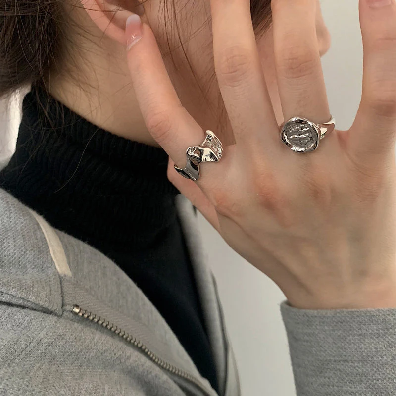 Design de interesse especial, textura de personalidade irregular, dedo indicador triangular. Estilo único e expressivo que se adapta ao usuário. — foto 11