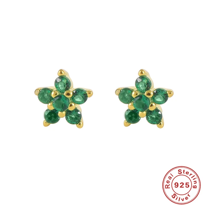 Brincos de moda com design de floco de neve e diamantes coloridos, tendência fashion. Perfeitos para realçar seu estilo e adicionar brilho. — foto 4