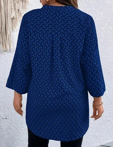 Title 1, Womens Shirt V-neck Long Sleeve Temperament Pr...