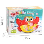 Máquina de Bolhas Automática com Luz e Música Brinquedo Elétrico Infantil Cria Bolhas Divertidas Presente Perfeito para Crianças — foto 4