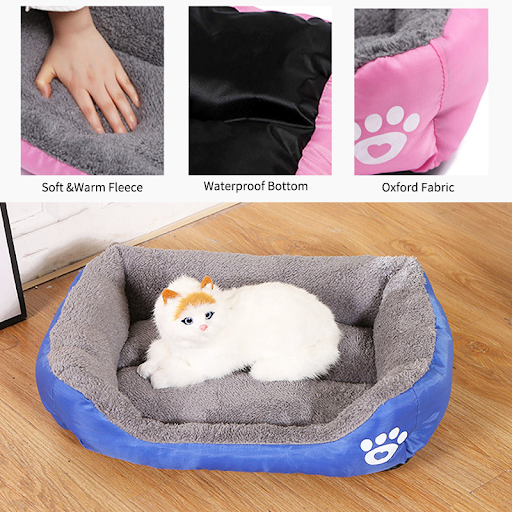 Large Square Nest S-3XL Pet Large Dog Bed for Small Medium Dogs Soft Fleece Nest Big Dog Sofa Bed Winter Warm Cat House — photo 6