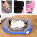 Large Square Nest S-3XL Pet Large Dog Bed for Small Medium Dogs Soft Fleece Nest Big Dog Sofa Bed Winter Warm Cat House — photo 6