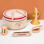 Brinquedos de percussão de madeira para bebês, educação infantil. Desenvolve a coordenação motora e habilidades musicais desde cedo. — foto 2