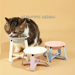 Tigela cerâmica para gatos em formato de disco voador, antiderrapante, fácil de limpar e ideal para ração e água do seu pet. — foto 28
