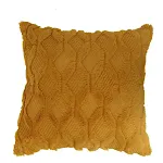 Fronha de almofada de pelúcia bordada de cor sólida, criativa e simples. Adicione conforto e estilo com este toque decorativo para sua casa. — foto 1
