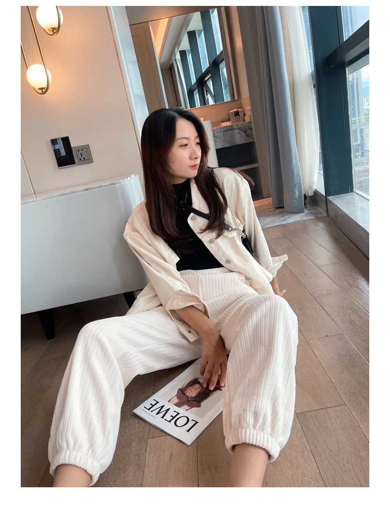 Title 7, Womens Fashion Thick Warm Casual Trousers Comf...