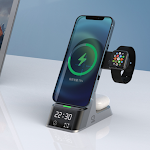 Alarm Clock Six In One Multifunctional Wireless Charger Wake up, charge your devices, and streamline your life with this — photo 6