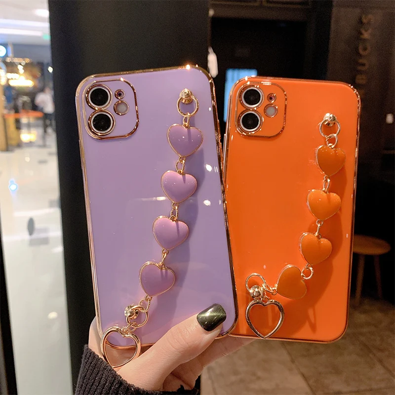 Title 4, Apple 12i Case with Wrist Chain, Light Luxury S...