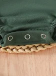 Macacão infantil com triângulo Manga longa Moletom com bolso Roupa de bebê confortável e quentinha Ideal para brincar e explorar com liberdade — foto 14