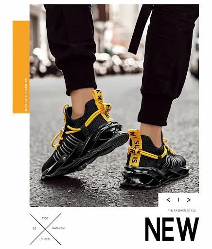 Title 8, Heren fly-woven mesh schoenen voor optimaal com...