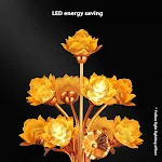 Lotus Lamp For Buddha LED Home Use Decorative Lighting Relaxing Ambiance Warm Light for Meditation Yoga Elegant Design — photo 3